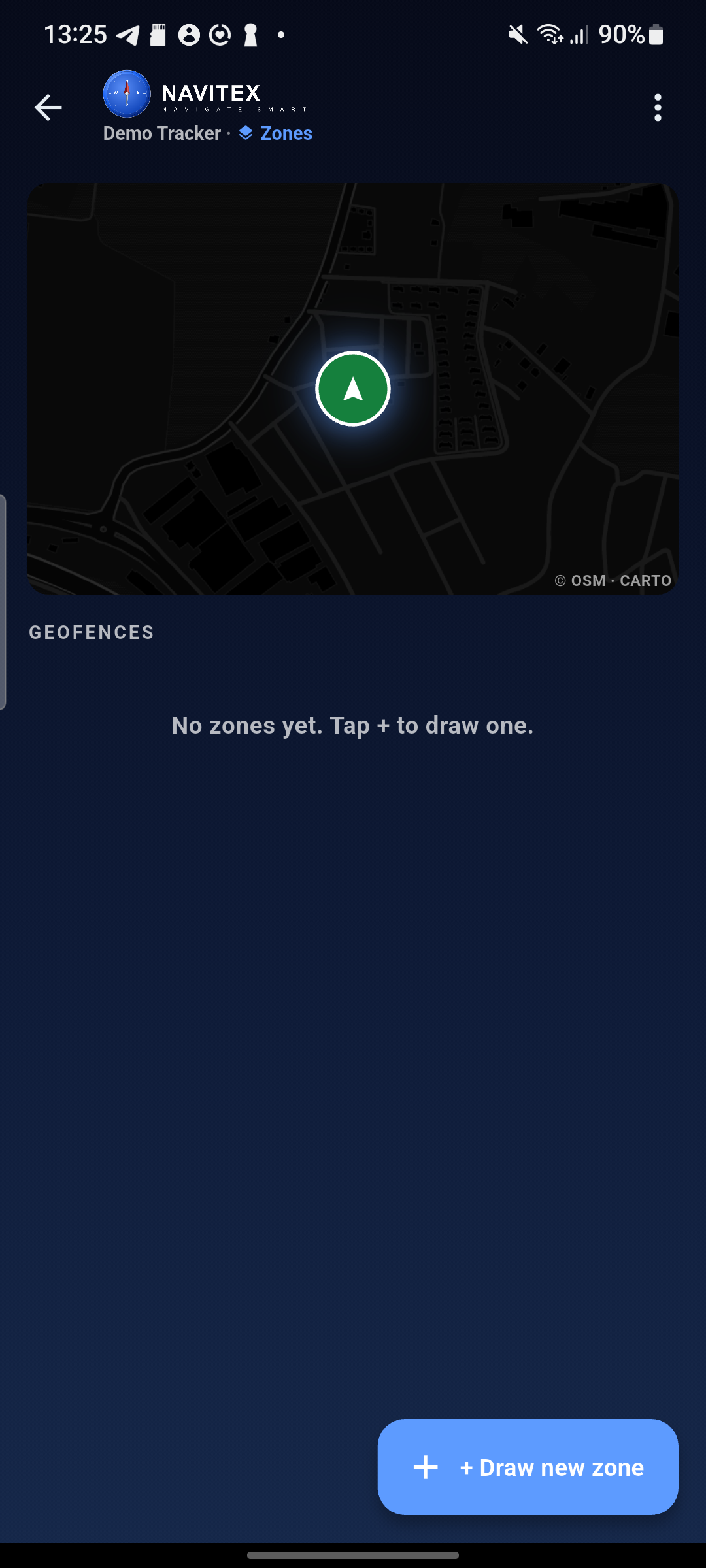 Geofences — manage inclusion / exclusion areas